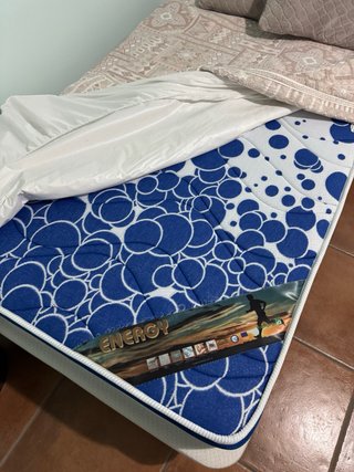 Cama individual con somier,se incluye colchones 2