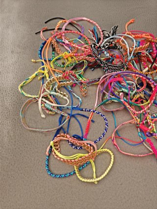 Lotto 50 Braccialetti Misti Uomo Donna