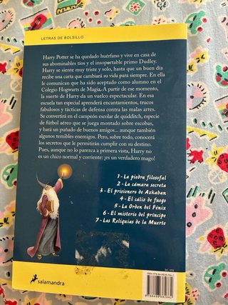 Libro harry potter y la piedra filosofal