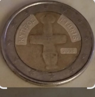 Moneda 2€ Chipre 2008