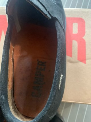 Zapatos Ante Camper Hombre Negros