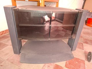 Soporte TV Sony cristal metal y pvc