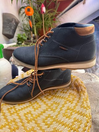 Botines Pier One Azul Marrón