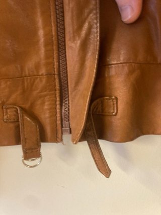 Chaqueta de Piel Marrón Premium