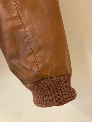 Chaqueta de Piel Marrón Premium