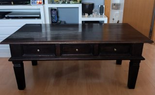 Mesa y 6 Sillas Comedor Blancas y mesa pequeña