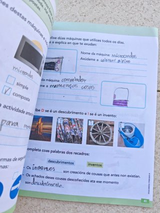 Práctica Ciencias da natureza 2 Primaria Anaya