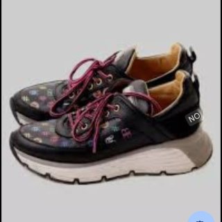 Zapatillas Bamburi Negras Multicolor