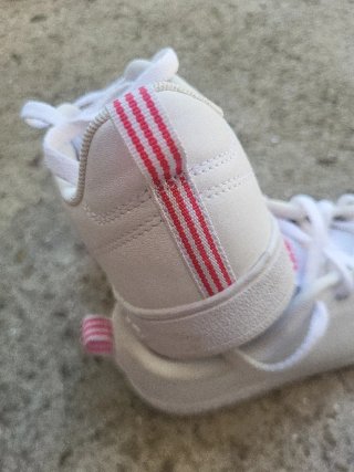 Zapatillas Adidas Niña Blancas y Rosas