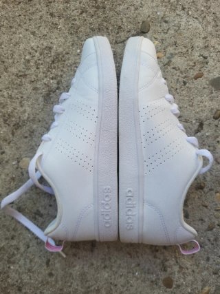 Zapatillas Adidas Niña Blancas y Rosas