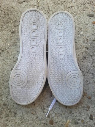 Zapatillas Adidas Niña Blancas y Rosas