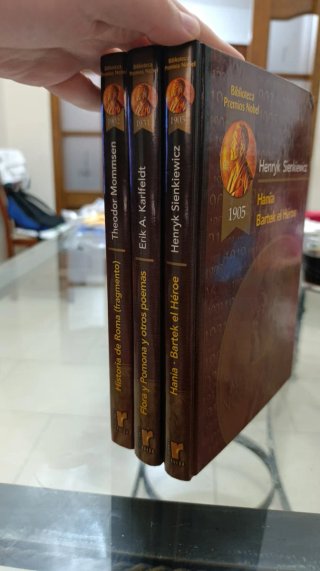 Trilogía de la colección Biblioteca Premios Nobel