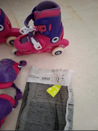 Patines y protecciones Oxelo infantil