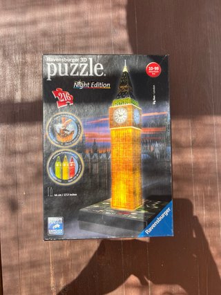 Puzzle 3D Ravensburger Big Ben Night Edition