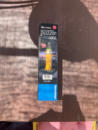 Puzzle 3D Ravensburger Big Ben Night Edition
