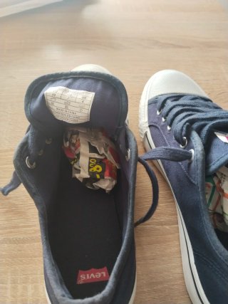 Zapatillas Levi's Azul Marino y Blanco