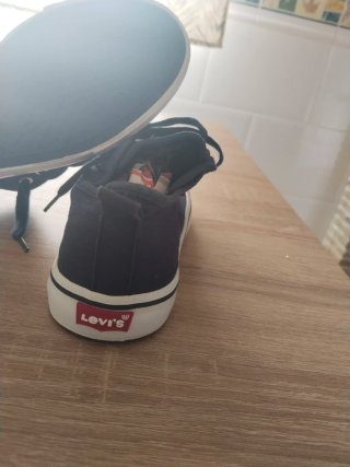 Zapatillas Levi's Azul Marino y Blanco