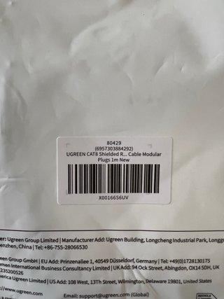 Cable UGREEN Cat 8 Ethernet 80429