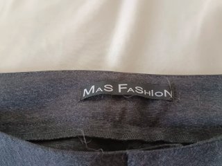 Pantalón vestir Mas Fashion gris oscuro XXL