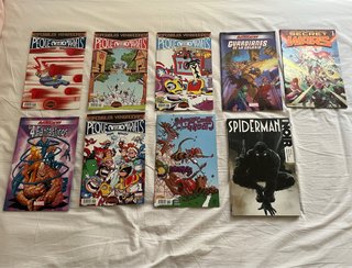 Lote 9 Cómics Marvel y DC