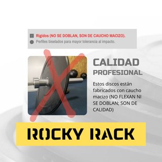 Discos de pesas olímpicos Bumpers para gimnasio