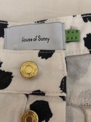 Pantalones House of Sunny Estampado Dalmata T.38
