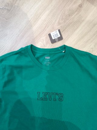 Maglietta uomo Levi's verde nuova con cartellino
