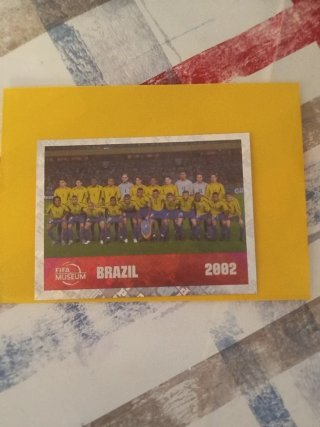 Carta Panini Brasil Mundial 2002