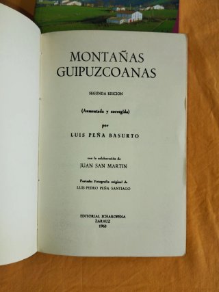 Montes de Gipuzkoa. Todas las cumbres/ Montañas