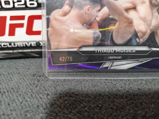 Topps UFC Chrome Thiago Moises 42/75