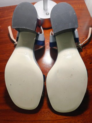 Sandalias Pollini Mujer Azul y Gris