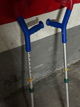 Muletas infantiles regulables