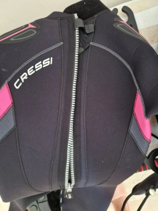 Traje buceo Cressi mujer Talla S + escarpines 36