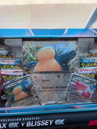 Colección Pokémon Snorlax EX y Blissey EX