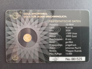 Moneda Oro 24K Icons of the World 1/200 oz