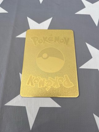 Carta Pokémon Pikachu V Metal Dorada