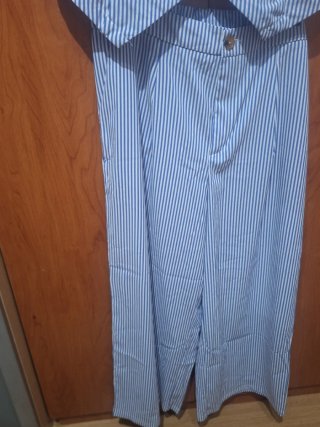 Conjunto Chaleco y Pantalón Rayas XL