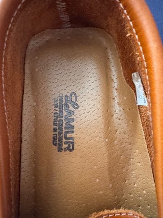 Mocasines SAMUR Marrones/Naranja Piel