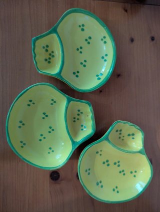 Platos para aceitunas de cerámica