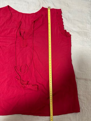 Blusa verano talla M/L roja