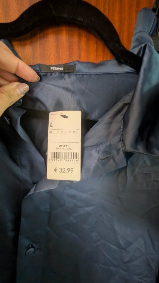 Pigiama Tezenis Blu Taglia L