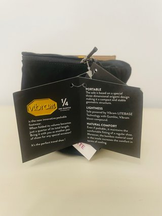 Zapatillas Vibram Plegables Negras