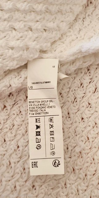 T-shirt donna United Colors of Benetton bianco