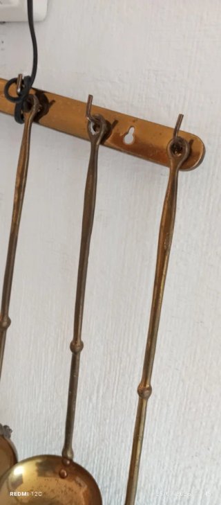 Set 6 Utensilios Cocina Bronce