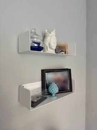 Mensole di design in ferro.