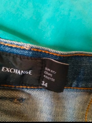 Vaqueros Armani  corte slim fit Azules Talla 44