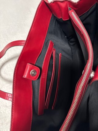 Bolso grande Zara rojo