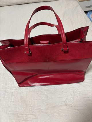 Bolso grande Zara rojo