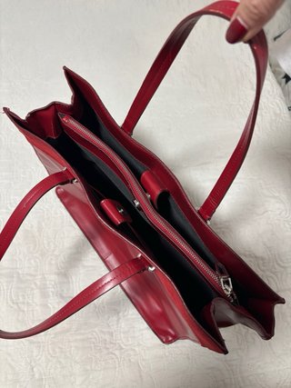 Bolso grande Zara rojo