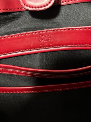 Bolso grande Zara rojo